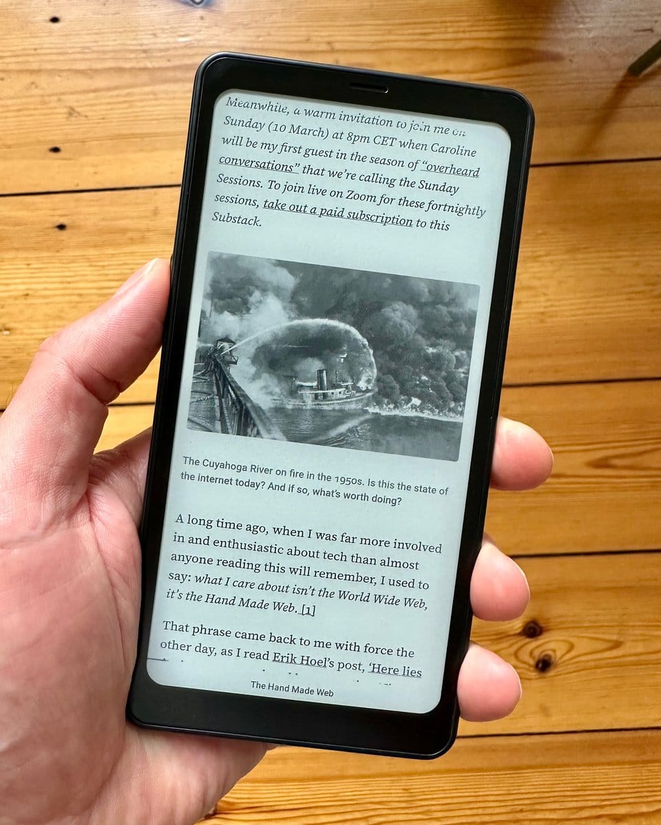 BOOX Palma: Ein eInk-Android-Reader für intensives digitales Lesen